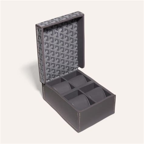 goyard 4 watch case|Goyard watch roll.